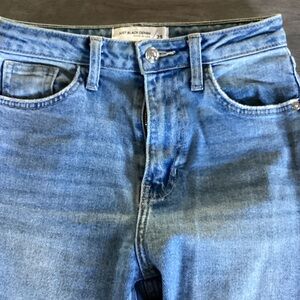 Just Black Boot Cut Jeans in Sky Blue